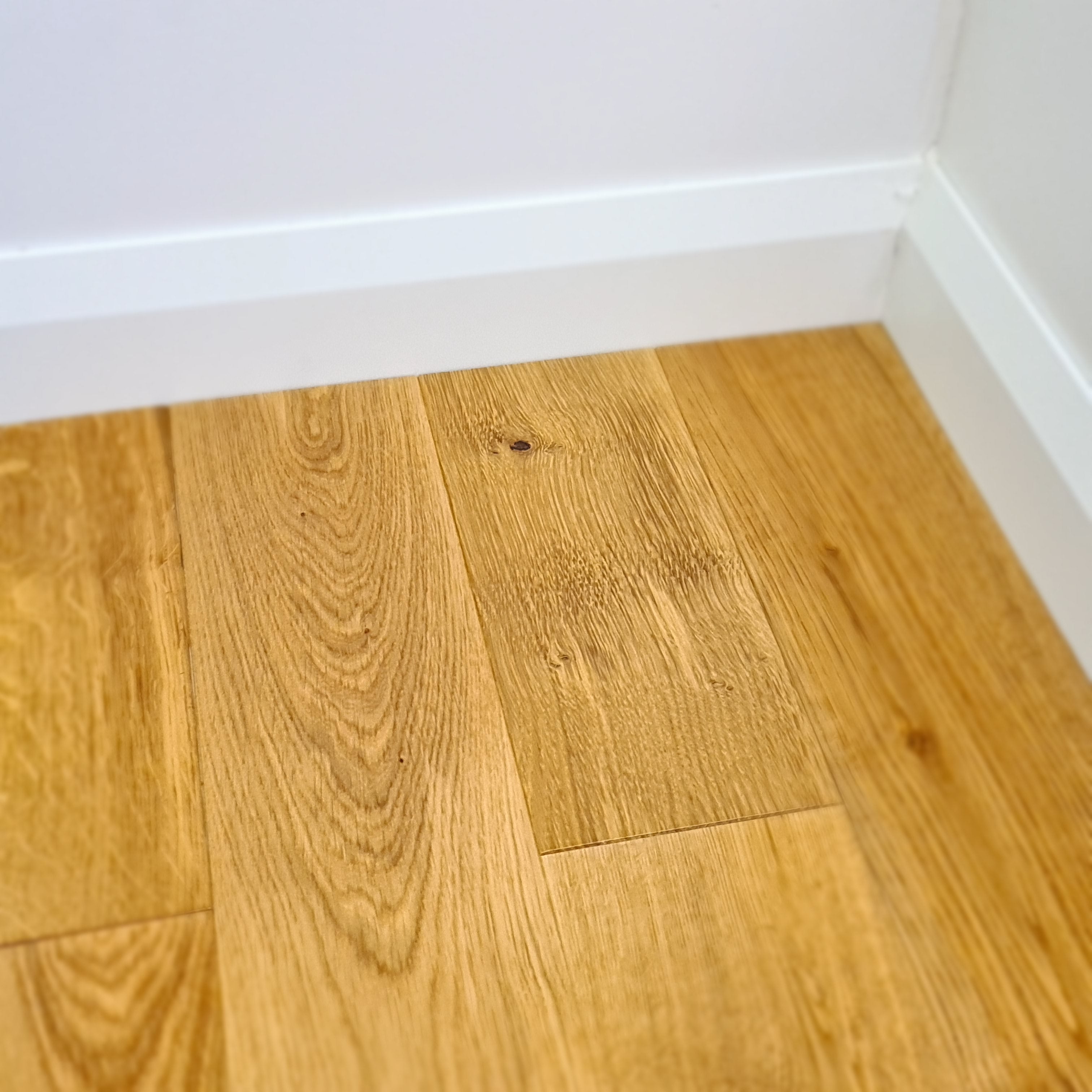 TimberFloor Natural Oak Brushed & Lacquered 125mm Engineered Flooring   £39.95m2