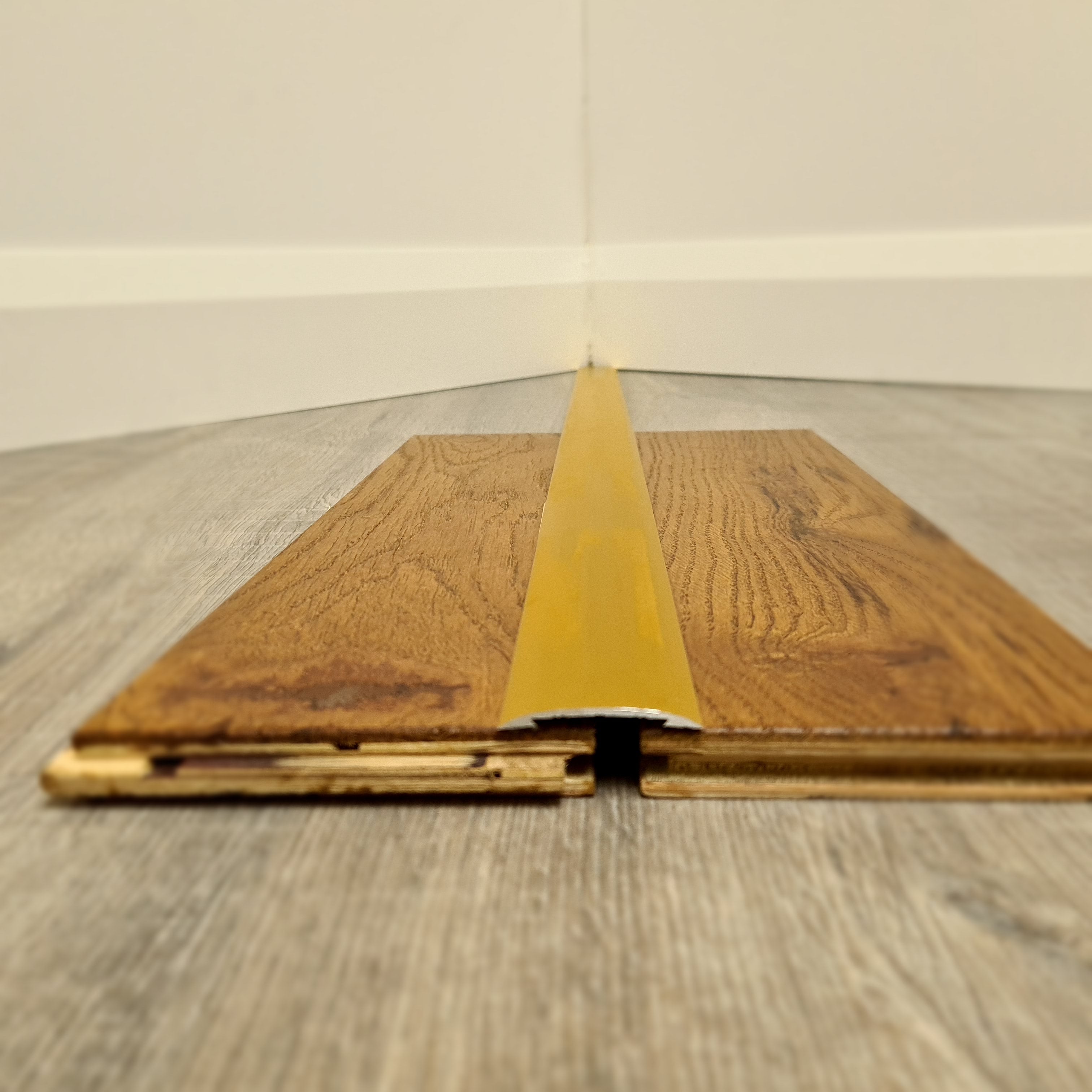 Metal Gold Stickdown Flat Door Trim