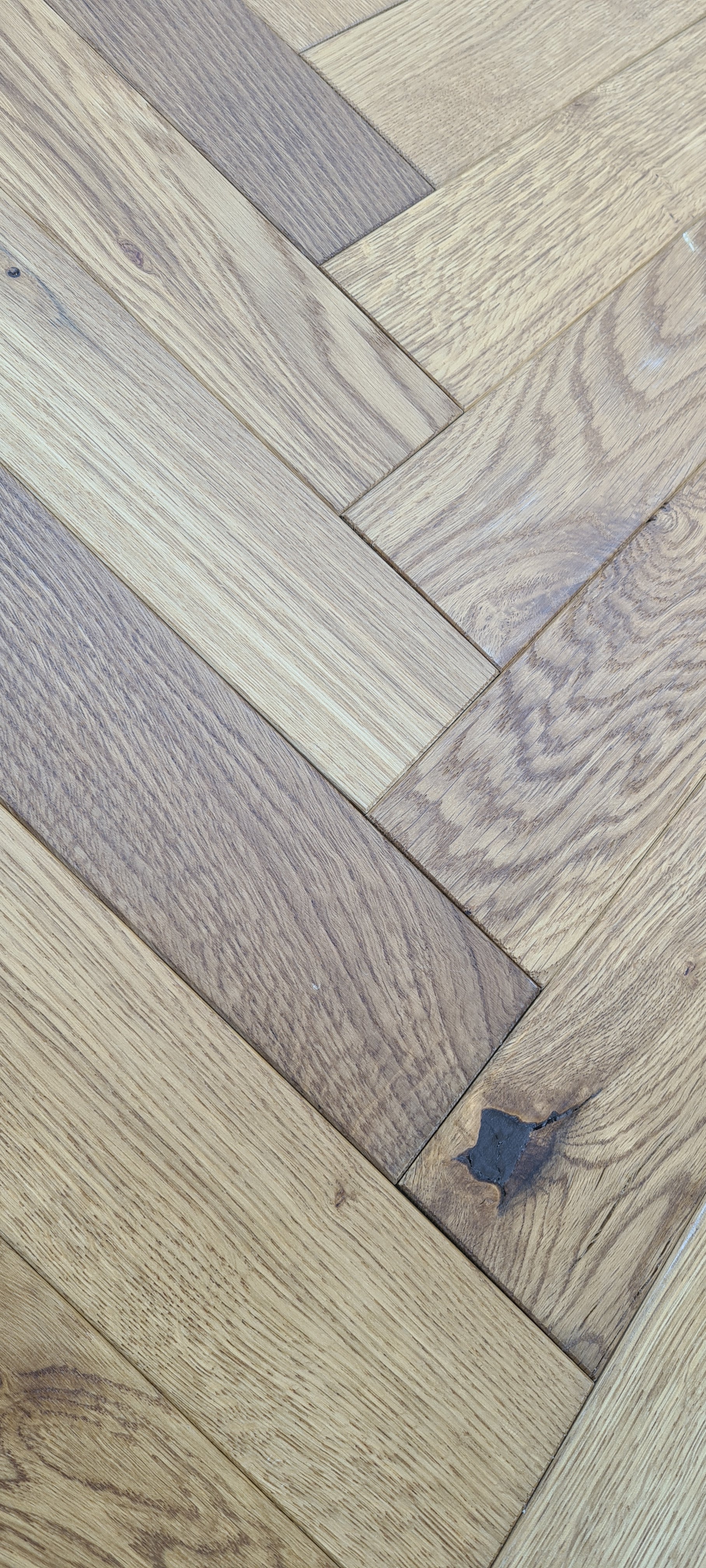 CLEARANCE 8m2 of Cognac Herringbone Engineered Flooring  ONLY £240