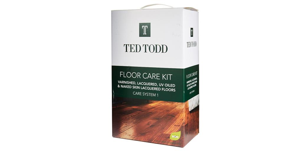 Ted Todd Care System 1 Maintenance Kit (For Lacquered and Hardened Oiled Floors.)